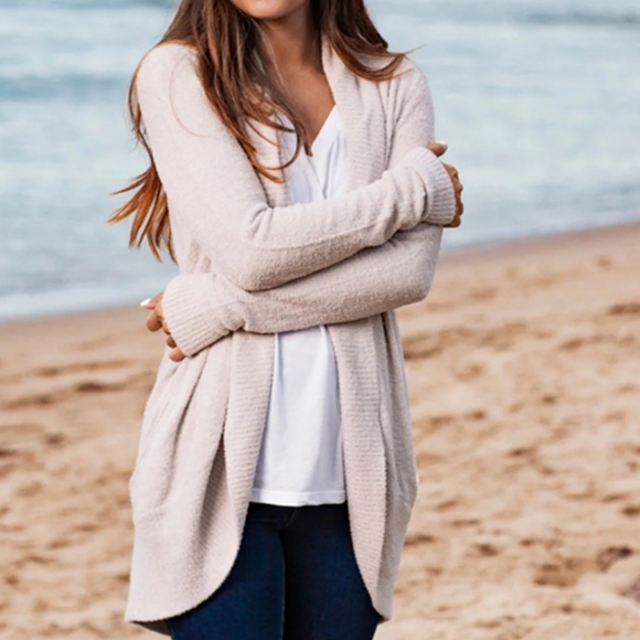 Barefoot Dreams CozyChic Lite Circle Cardi - Picture 1 of 8